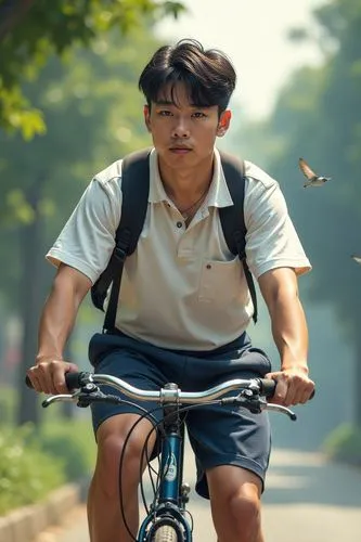 dongjin,bike kids,bicycling,bicycle,paperboy,bicycle riding