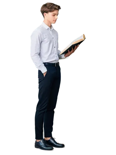 male poses for drawing,reading magnifying glass,waiter,holding ipad,png transparent,posture,eading with hands,school uniform,a uniform,khaki pants,accountant,standing man,man with a computer,suit trousers,advertising figure,clerk,bookkeeper,dress shoes,tablets consumer,mail clerk,Photography,Documentary Photography,Documentary Photography 21