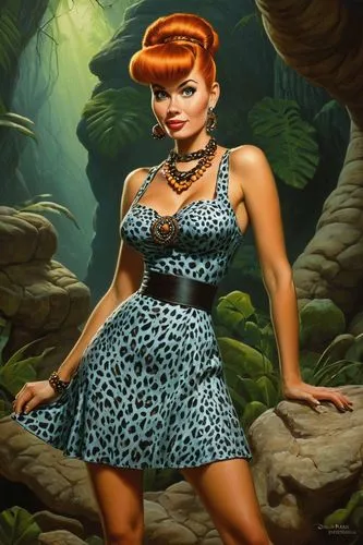 Wilma Flintstone, prehistoric short dress. pretty,retro pin up girl,pin-up girl,pinup girl,pin up girl,retro pin up girls,pin-up model,pin-up,pin up,pin-up girls,pin ups,valentine pin up,pin up girls,