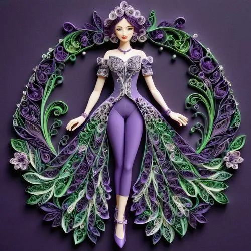 rapunzel,rosa 'the fairy,malva,fairy queen,violetta,gothel,Unique,Paper Cuts,Paper Cuts 09