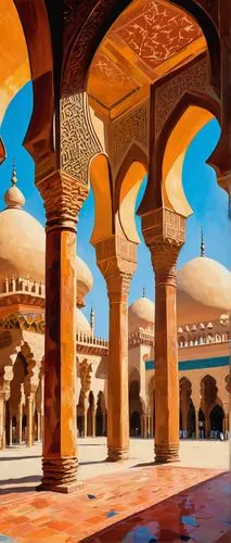 mosques,karakas,islamic architectural,meknes,morroco,medinah,ibn tulun,king abdullah i mosque,shahi mosque,hassan 2 mosque,muezzin,marrakesh,arcaded,islamic lamps,grand mosque,kashan,andalus,muezzins,morrocan,alabaster mosque,Conceptual Art,Oil color,Oil Color 20