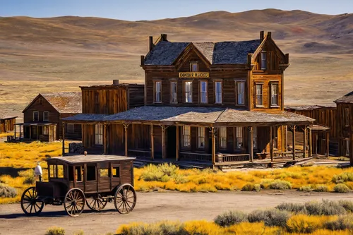 The Swazey Hotel and wagon, Bodie State Historic Park, California USA,wild west hotel,bannack international truck,stagecoach,bannack assay office,bannack,assay office in bannack,wild west,house traile