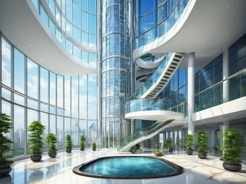 futuristic architecture,arcology,sky space concept,futuristic landscape,largest hotel in dubai,sky apartment,dubay,skybridge,glass building,residential tower,vdara,escala,skywalks,aqua studio,skyreach,titanum,penthouses,futuristic art museum,damac,atriums,Illustration,Realistic Fantasy,Realistic Fantasy 08