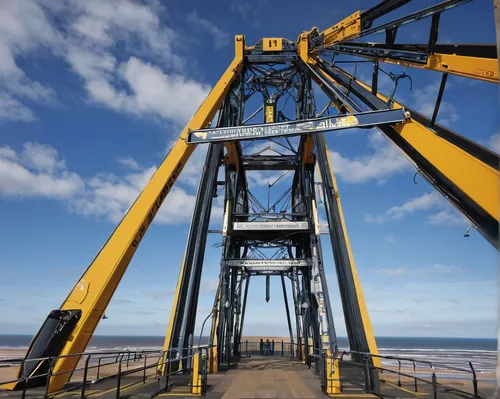 Saltburn Lifts,arco humber,oil platform,oil rig,aerial lift bridge,drilling rig,maasvlakte,offshore drilling,gantry crane,jackup rig,bucket wheel excavators,drillship,harbor crane,north sea,oil indust