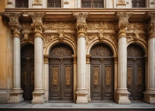 doorkeepers,porticos,pilasters,baglione,borromini,seville,sevillian,palermo,valletta,doorways,entablature,sicily window,sevilla,porticoes,noto,alcoves,pilaster,architectural detail,wooden facade,western architecture,Conceptual Art,Oil color,Oil Color 05