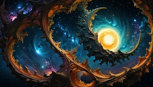 monocerotis,unicron,spiral nebula,azathoth,organica,yggdrasil,starscape,fairy galaxy,supernovae,samuil,fire planet,cosmic eye,portal,fractal environment,supernova,prospera,spiral galaxy,uriri,fire background,fractals art,Illustration,Realistic Fantasy,Realistic Fantasy 25