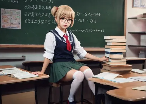 ritsuko,librarian,tutor,kaede,schoolteacher,bookworm,kaho,megane,school desk,girl studying,tsumugi kotobuki k-on,classroom,teacher,jiarui,student,zuazo,cinnamomi,anime 3d,detention,kotobukiya,Conceptual Art,Fantasy,Fantasy 33