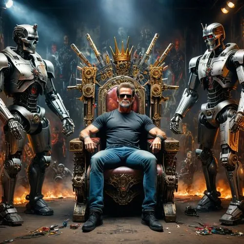 the throne,throne,terminators,cyberdyne,terminated,rajnikanth,thrones,thorbjorn,enthiran,teutul,liefeld,terminator,dredd,dethrones,plissken,thors,wesker,war machine,dinklage,mechanized,Photography,General,Fantasy