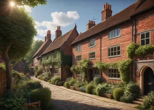 townscapes,ledbury,medieval street,maplecroft,alleyn,tichborne,broadacre,canterbury,heckington,ightham,nonsuch,oxenden,baddesley,pantiles,ravenstone,tylney,burwash,stonegate,winterbourne,bootham,Conceptual Art,Sci-Fi,Sci-Fi 12