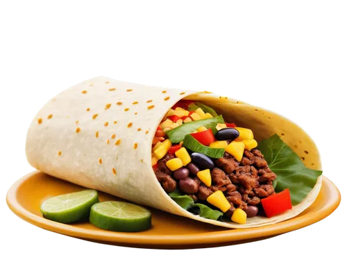 Mexican food, burrito, solo, vertical composition, savory dish, meat fillings, beans, cheese, vegetables, tortilla wrap, colorful ingredients, shallow depth of field, warm lighting, appetizing, mouth-