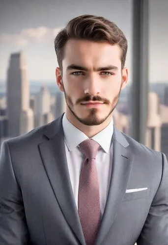 real estate agent,ceo,businessman,zelimkhan,zegna,blur office background,Photography,Realistic