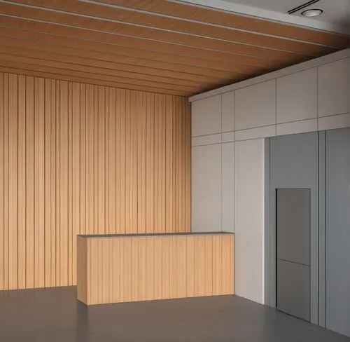 room divider,modern minimalist kitchen,roller shutter,sliding door,wall panel,modern kitchen interior,3d rendering,window blind,conference room,garage door,render,patterned wood decoration,kitchen design,slat window,blur office background,window blinds,kitchen cabinet,cabinets,contemporary decor,cabinetry,Photography,General,Realistic