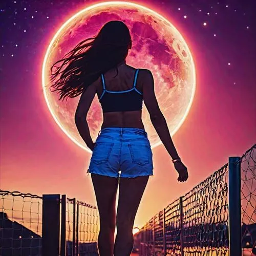 purple moon,moon and star background,moon addicted,moonwalked,eclipse,moon shine,Photography,General,Realistic