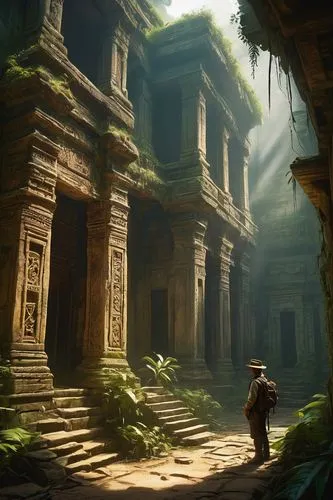 angkor,ancient city,ancient house,ancient buildings,uncharted,angkor wat,yavin,theed,angkor thom,cambodia,angkor wat temples,ancient,mandalay,world digital painting,banteay,ellora,artemis temple,sanctum,ruins,the ancient world,Illustration,Paper based,Paper Based 17