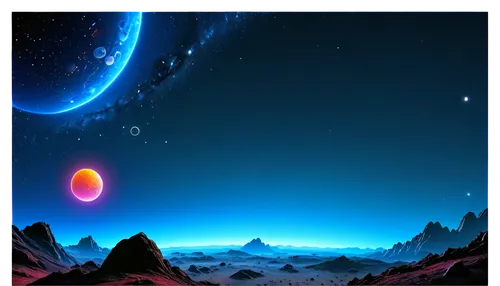 futuristic landscape,amoled,moon and star background,alien planet,vast,lunar landscape,planet alien sky,alien world,barren,dusk background,ice planet,extrasolar,earth rise,samsung wallpaper,rift,neptunian,planet,orionis,space art,planetary,Art,Artistic Painting,Artistic Painting 33