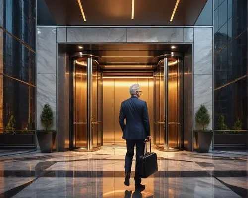 concierge,doormen,black businessman,superlobbyist,bellman,ceo,elevators,doorman,levator,executives,elevator,lobbyist,concierges,abstract corporate,corporate,businesspeople,entranceway,a black man on a suit,entryway,doorkeepers,Illustration,Realistic Fantasy,Realistic Fantasy 27