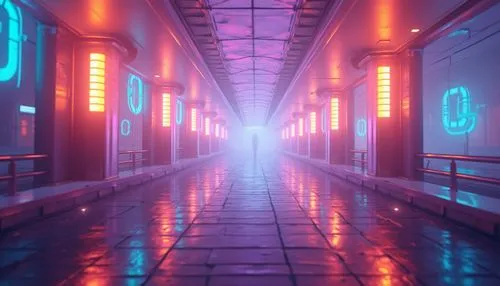 synth,corridors,vapor,cinema 4d,cyberia,cyberscene,neon lights,corridor,cybercity,passage,neon arrows,riviera,hallway,scifi,light track,cyberpunk,ufo interior,synthetic,futuristic,mainframes,Photography,General,Realistic