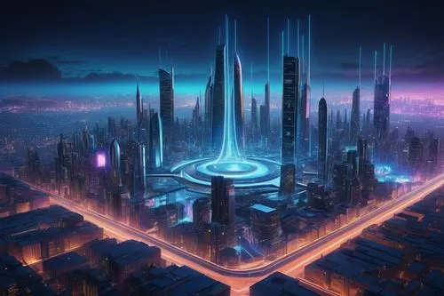 cybercity,cyberport,futuristic landscape,metropolis,cybertown,cyberia,megalopolis,megacorporation,futuregen,coruscant,areopolis,cyberworld,fantasy city,ordos,futuristic,cybertron,silico,guangzhou,futuristic architecture,megacorporations,Art,Artistic Painting,Artistic Painting 20