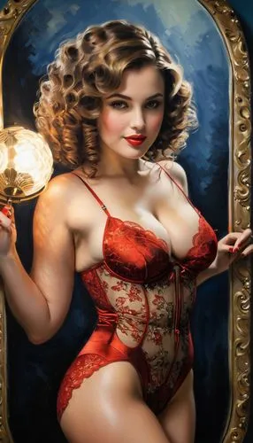 valentine pin up,retro pin up girl,valentine day's pin up,pin ups,christmas pin up girl,retro pin up girls,burlesques,pin-up girl,negligees,pin up girl,lady in red,pin-up model,pin-up girls,pin up christmas girl,burlesque,pin up girls,vintage woman,scherfig,bacchante,kelly brook,Art,Artistic Painting,Artistic Painting 04