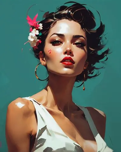 fashion vector,viveros,image manipulation,flamenca,vettriano,girl in flowers,Conceptual Art,Fantasy,Fantasy 06