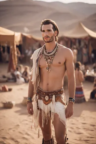 Man wearing brief,wadirum,the american indian,american indian,wadi rum,warrior east,tribal chief,ramses ii,dahshur,egyptian,ancient costume,greek god,buckskin,ancient people,ramses,ancient egypt,bibli