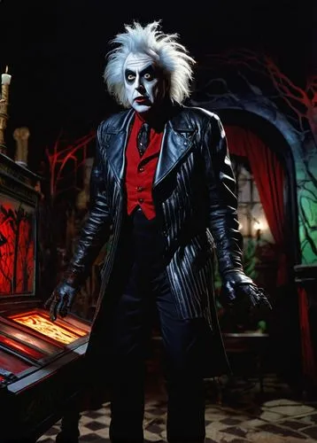 cruella de ville,ringmaster,dodge warlock,kingpin,cruella,scare crow,horror clown,joker,dracula,count,cosplay image,jigsaw,hatter,madhouse,the fur red,spawn,it,harley,halloween and horror,renegade,Photography,Black and white photography,Black and White Photography 12