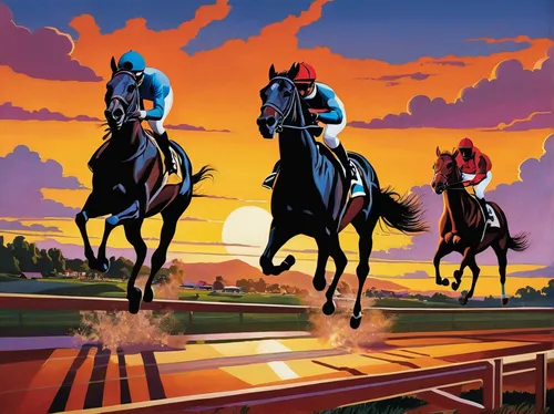 horse racing,harness racing,horse race,steeplechase,equestrian vaulting,flat racing,gallops,horse riders,equestrian sport,endurance riding,two-horses,racetrack,cross-country equestrianism,game illustration,racing borders,racing signs,horsemen,racing video game,modern pentathlon,jockey,Illustration,American Style,American Style 05