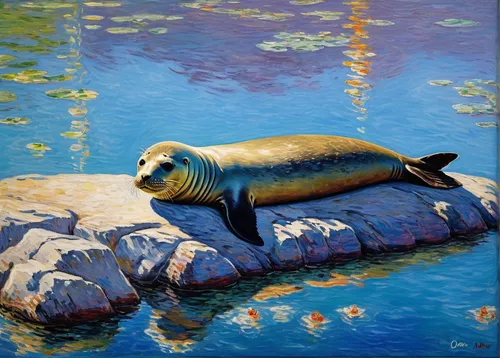 marine mammal,california sea lion,harbor seal,baltic gray seal,aquatic mammal,sea lion,gray seal,seal,steller sea lion,grey seal,seals,cetacea,tetrapods,manatee,fur seal,marine mammals,sea lions,porpoise,sea lion at the zoo,aquarium decor,Art,Artistic Painting,Artistic Painting 04