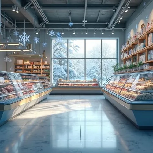 frozen food,refrigeration,refrigerated,freezers,refrigerating,homegrocer,bakery,confectioneries,refrigerate,bakery products,grocers,grocer,confectioners,meat counter,kitchen shop,netgrocer,bakeries,seafood counter,patisserie,pastry shop,Photography,General,Realistic