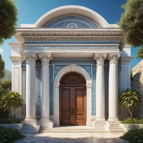 greek temple,zappeion,greek island door,neoclassic,neoclassical,panagora,artemis temple,glyptotek,palladian,roman temple,sapienza,neoclassicism,halicarnassus,house with caryatids,mausolea,tempio,pompeii,palladio,galerius,capri,Photography,Artistic Photography,Artistic Photography 06