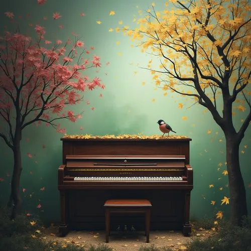 autumn songs,concerto for piano,pianoforte,pianola,the piano,piano player