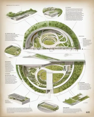 architectural plan for a library and existing school connector building of (Song dynasty:1.2), floresent green walls, round waving shape, (Tadao Ando & SP+A style: 1.3),  inspired by SP+A & Zha Shibia