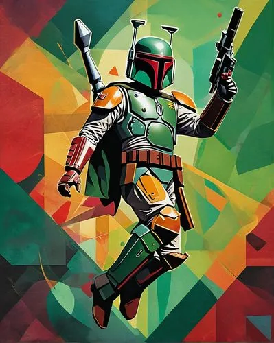 mandalorian,denboba,boba,vector art,jango,vector graphic,mandos,vector design,vector illustration,patrol,katarn,metru,popchanka,vector,viii,jager,trooper,hondo,vector image,revan,Illustration,Vector,Vector 07