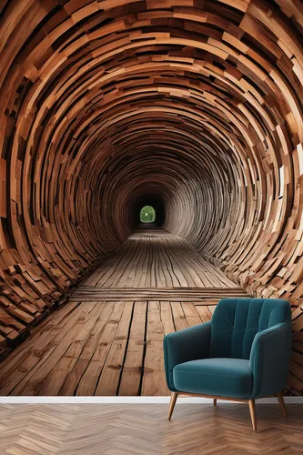 Details About Photo Wallpaper Wooden 3d Effect Abstract Tunnel,wall tunnel,wooden mockup,vaulted cellar,wood art,slide tunnel,dugout,wooden barrel,wave wood,wooden spool,wood background,tunnel,knothol