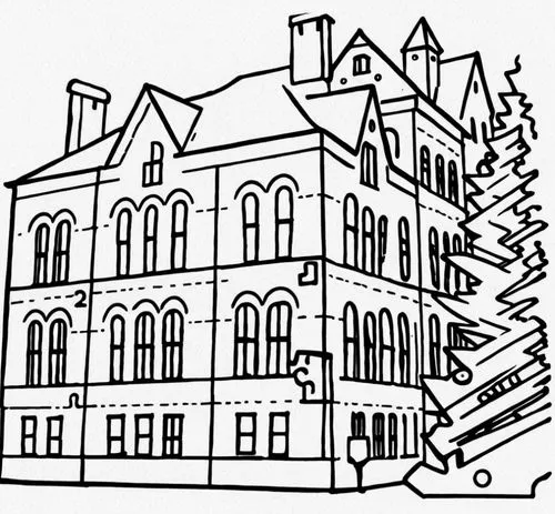 coloring pages,coloring page,houses clipart,rowhouses,mansard,line drawing,coloring pages kids,elevations,marylhurst,hand-drawn illustration,rectories,altgeld,house drawing,brownstones,dormers,rowhouse,orphanage,office line art,fieldston,townhouses,Design Sketch,Design Sketch,Rough Outline