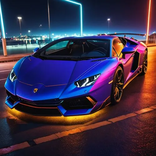 lambo,a pink and blue lamb car parked next to a wall,lamborghini aventador s,lamborghini aventador,gallardo,lamborgini,lamborghini gallardo,aventador,Photography,General,Realistic