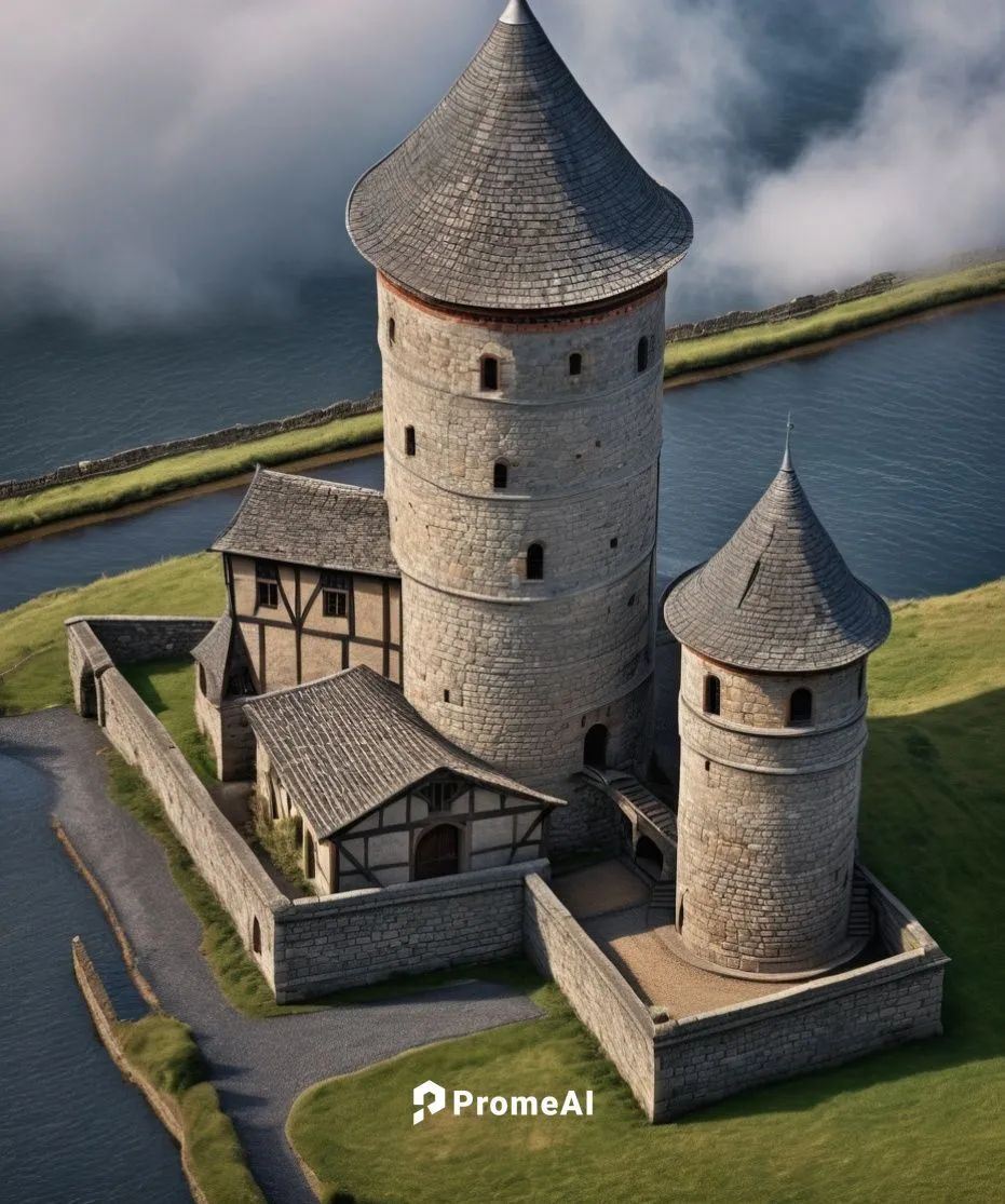 Medieval towers, tudor buildings, grey stone walls, city setting,castle of hunedoara,medieval castle,moated castle,templar castle,waldeck castle,water castle,knight's castle,peter-pavel's fortress,cas