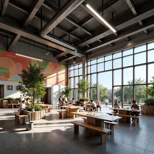 daylighting,cafeteria,berlin brandenburg airport,renderings,school design,lunchroom,canteen,3d rendering,atriums,gardermoen,render,swedbank,aschaffenburger,revit,cafeterias,snohetta,the coffee shop,wintergarden,lunchrooms,lobby