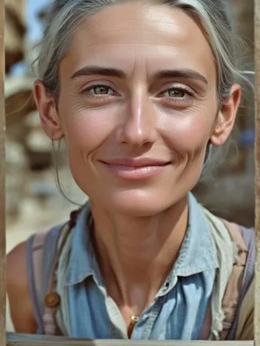 woman in Germany,a woman smiles with one side open to the camera,fulani,paleobotanist,unamid,paleobiologist,akuapem,kaljurand,Photography,General,Realistic