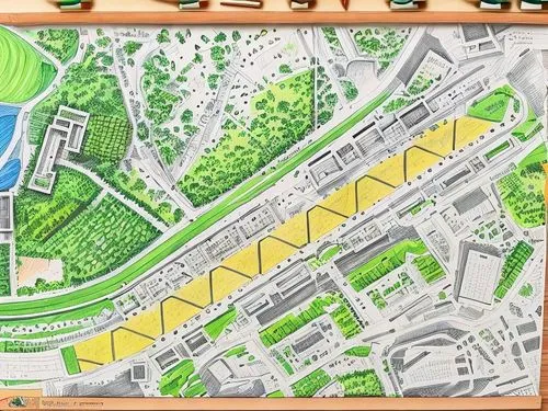 landscape plan,street plan,town planning,kubny plan,city map,urban park,street map,urban design,demolition map,soccer-specific stadium,urban development,center park,botanical square frame,orienteering