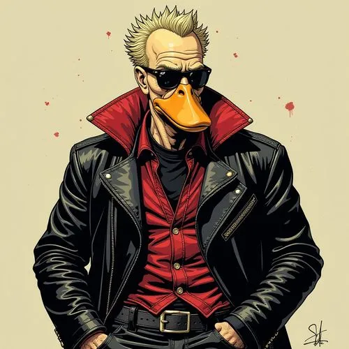 arcangelo,wesker,vash,holtzmann,garou,batou,Illustration,American Style,American Style 03