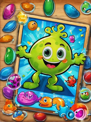 game illustration,cut the rope,grapes icon,candy crush,three-lobed slime,android game,children's background,frog background,painting easter egg,worm apple,orbeez,fruits icons,easter background,candy cauldron,jelly bean,slime,fruit icons,crayon background,jellybean,growth icon,Conceptual Art,Daily,Daily 24