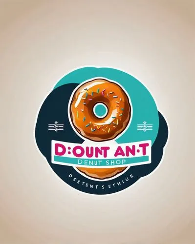 a logo for a donut shop,a picture of the logo for a doughnut shop,donut illustration,donat,donets,donut drawing,donut,doughnut,Unique,Design,Logo Design