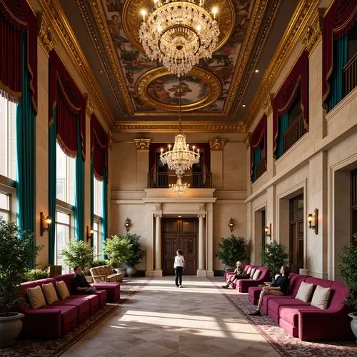 royal interior,lobby,ritzau,foyer,entrance hall,hotel lobby,gleneagles hotel,grand hotel europe,nemacolin,cochere,hotel hall,amanresorts,palladianism,lanesborough,enfilade,emirates palace hotel,claridge,claridges,kempinski,grand hotel