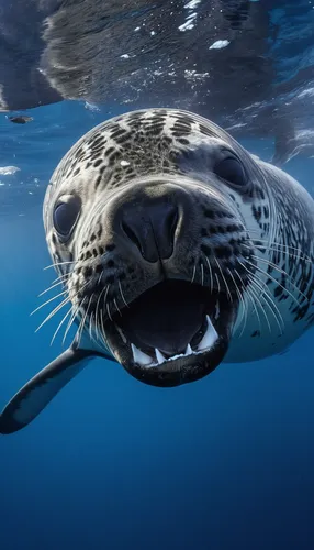 harbor seal,whale shark,grey seal,leatherback sea turtle,cetacea,gray seal,toothed whale,baltic gray seal,leatherback turtle,striped dolphin,cartilaginous fish,marine mammal,sea animal,earless seal,ocean sunfish,bearded seal,aquatic mammal,sea lion,sea animals,seal,Conceptual Art,Fantasy,Fantasy 14