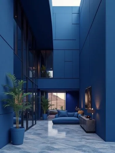 blue room,an apartment,sky apartment,penthouses,3d rendering,adjaye,Photography,Documentary Photography,Documentary Photography 20