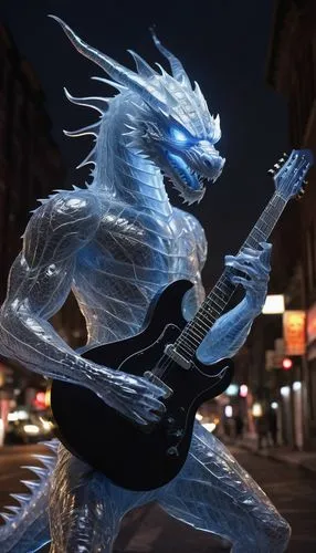 electric guitar,guitar player,godzilla,guitar solo,ibanez,fractalius,guitar,drexel,shredding,guitor,painted guitar,thundercat,fire breathing dragon,electro,guitarist,dragon of earth,guitar head,alligator sculpture,keytar,white walker,Photography,Artistic Photography,Artistic Photography 11