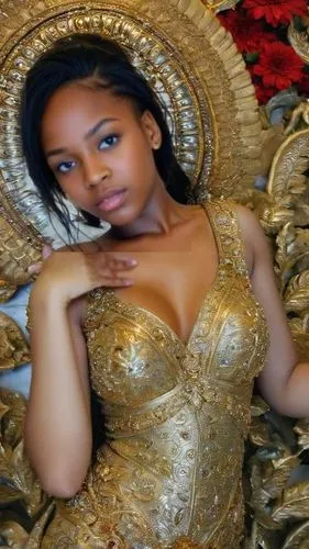 miss kabylia 2017,oshun,queening,azania,golden weddings,african woman