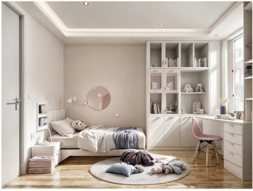 bedroom,the little girl's room,baby room,children's bedroom,modern room,sleeping room,room newborn,danish room,beauty room,kids room,light pink,home interior,one-room,boy's room picture,great room,dan