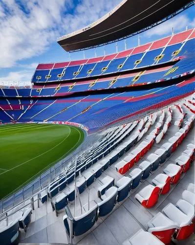 football stadium,stadia,stadiums,bernabeu,stadium seats,estadio,blaugrana,tribuna,stadium,abidal,spectator seats,fcb,gamper,barca,estadi,athletico,senyera,anoeta,football field,bayarena,Illustration,Realistic Fantasy,Realistic Fantasy 18